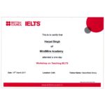 Best ielts coaching in dwarka sector 12 British Council IELTS Training Certificate Harpal Singh 2017 1